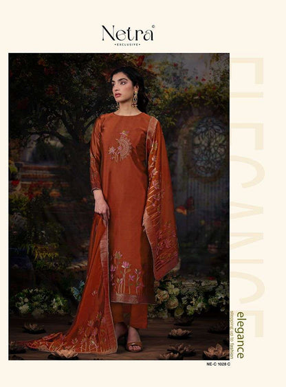 Sarika Netra Premium Viscose Pant Style Suits Wholesaler India