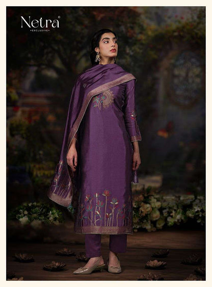 Sarika Netra Premium Viscose Pant Style Suits Wholesaler India