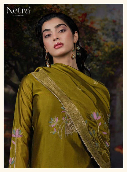 Sarika Netra Premium Viscose Pant Style Suits Wholesaler India
