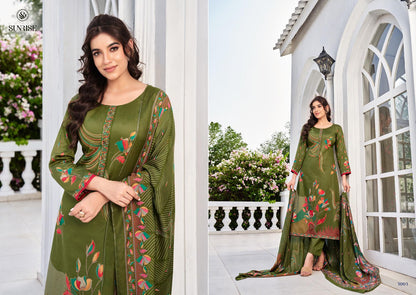 Sarika Sunrise Jam Satin Pant Style Suits Wholesale Price