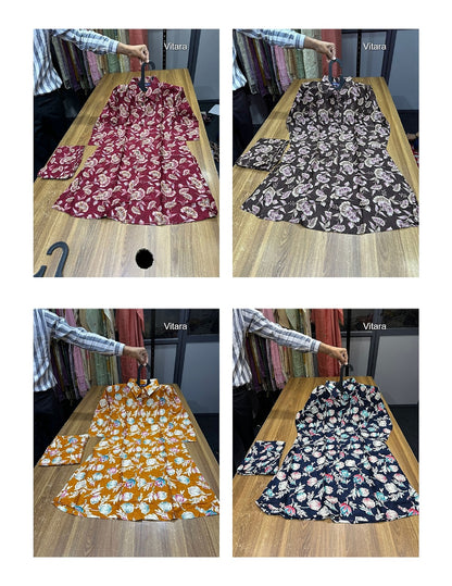 Sarika Vitara Cotton Co Ord Set Wholesale Price