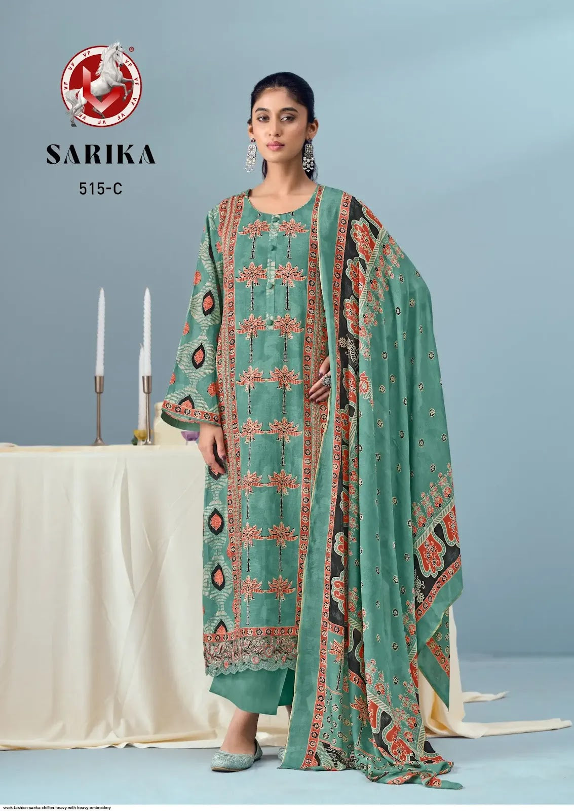 Sarika Vivek Mul Chanderi Pant Style Suits Wholesaler