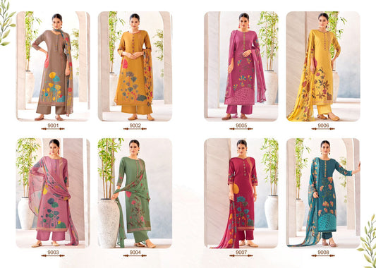 Sarika Vol 3 Salvi Fashion Jaam Silk Plazzo Style Suits