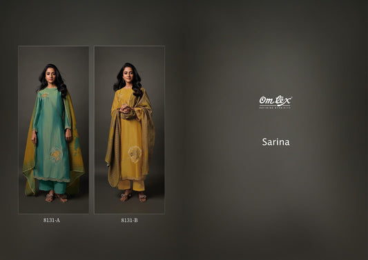 Sarina Omtex Tissue Silk Pant Style Suits Manufacturer Ahmedabad