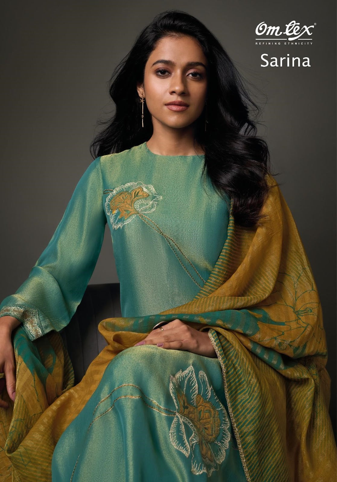 Sarina Omtex Tissue Silk Pant Style Suits Manufacturer Ahmedabad