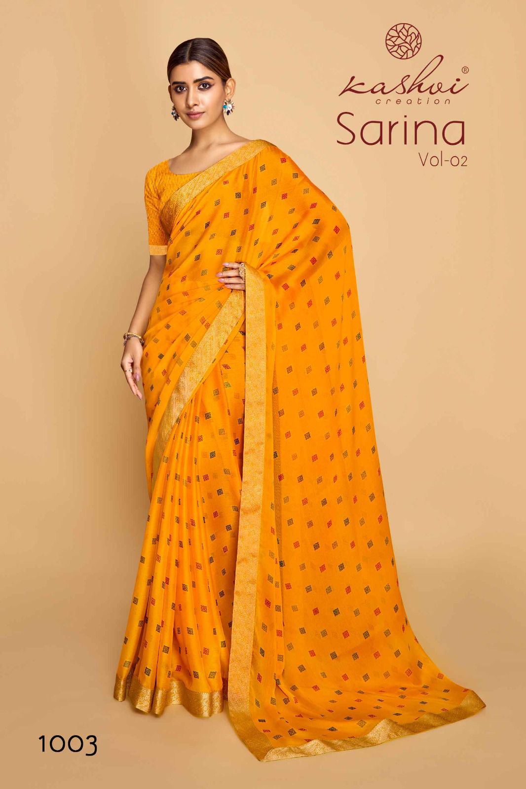 Sarina Vol 2 Kashvi Creation Pc Sarees Exporter Gujarat