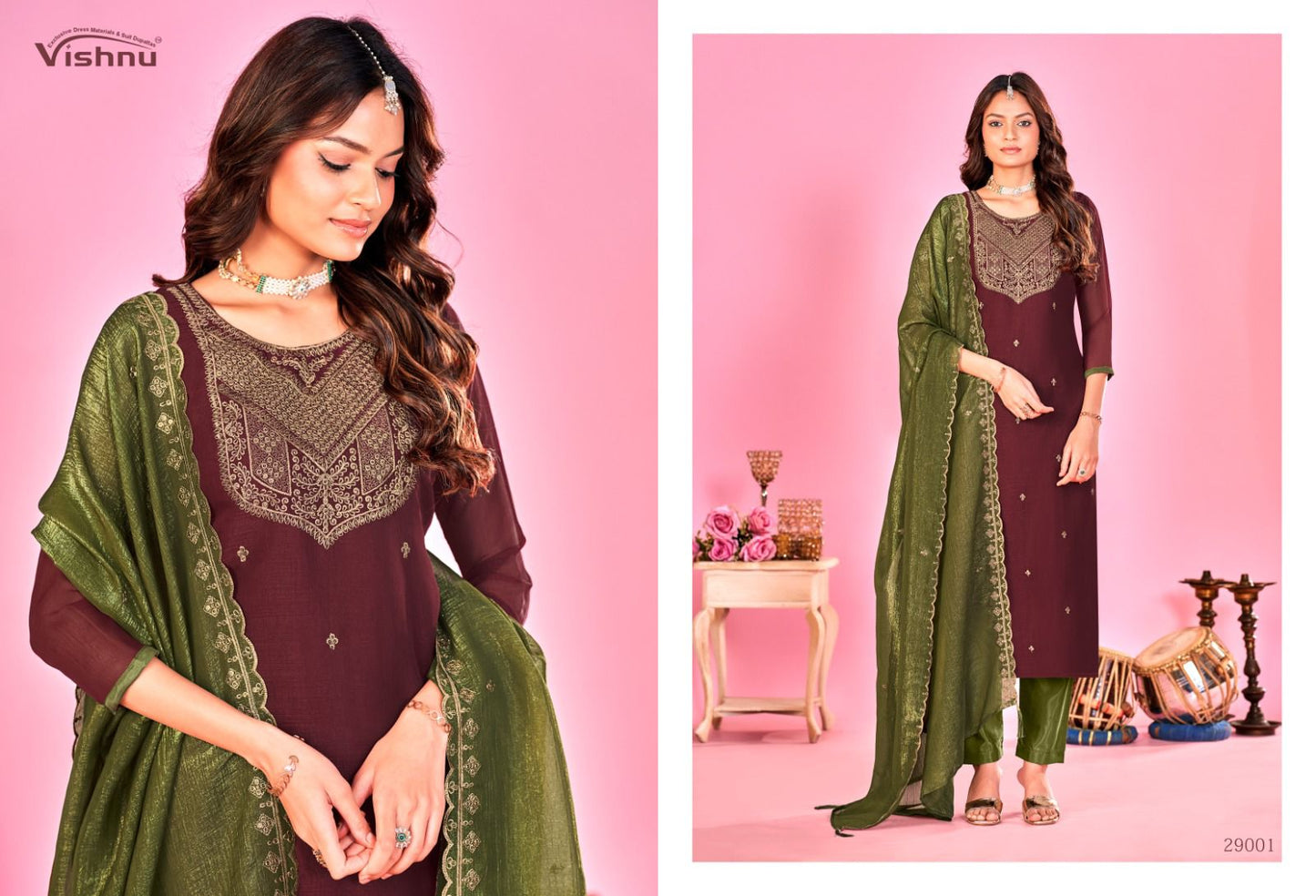 Sarista Vol 2 Vishnu Impex Silk Pant Style Suits Wholesale Price