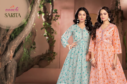 Sarita Aanchi Georgette One Piece Wholesale Price