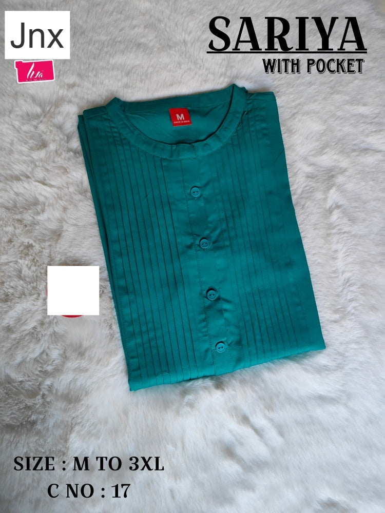 Sariya 2706 Jnx Rayon Kurti With Pocket Wholesale Price