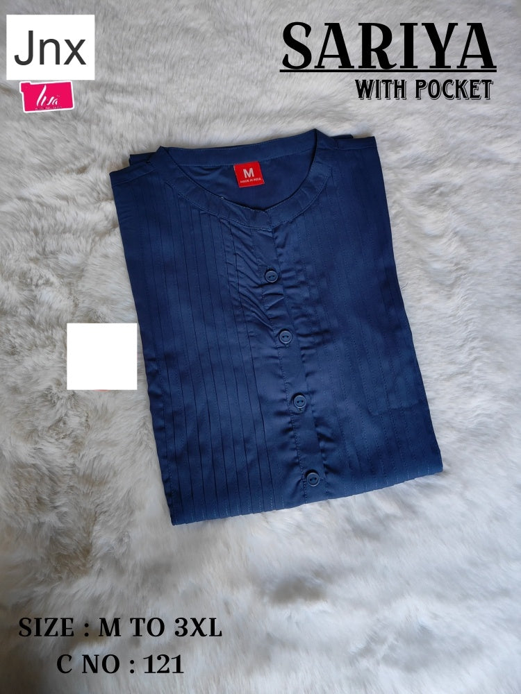 Sariya 2706 Jnx Rayon Kurti With Pocket Wholesale Price