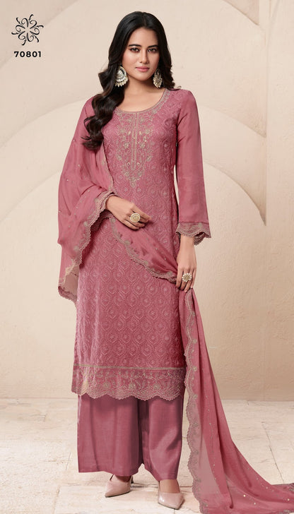 Saroj 2 Kuleesh Vinay Fashion Llp Organza Pant Style Suits Wholesaler Ahmedabad