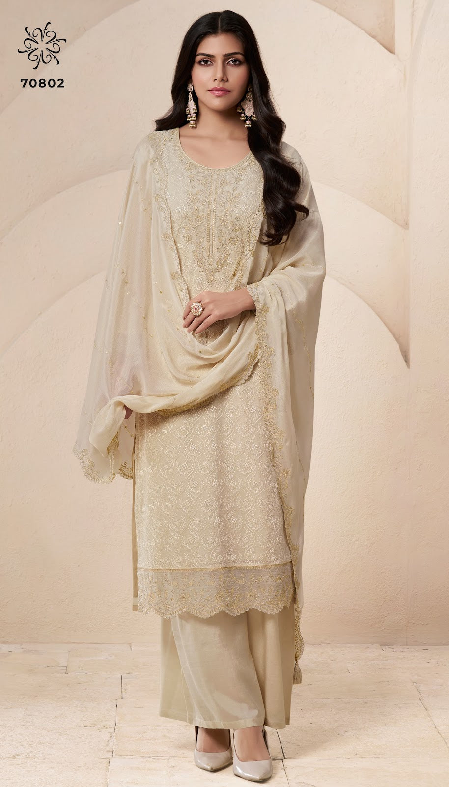 Saroj 2 Kuleesh Vinay Fashion Llp Organza Pant Style Suits Wholesaler Ahmedabad