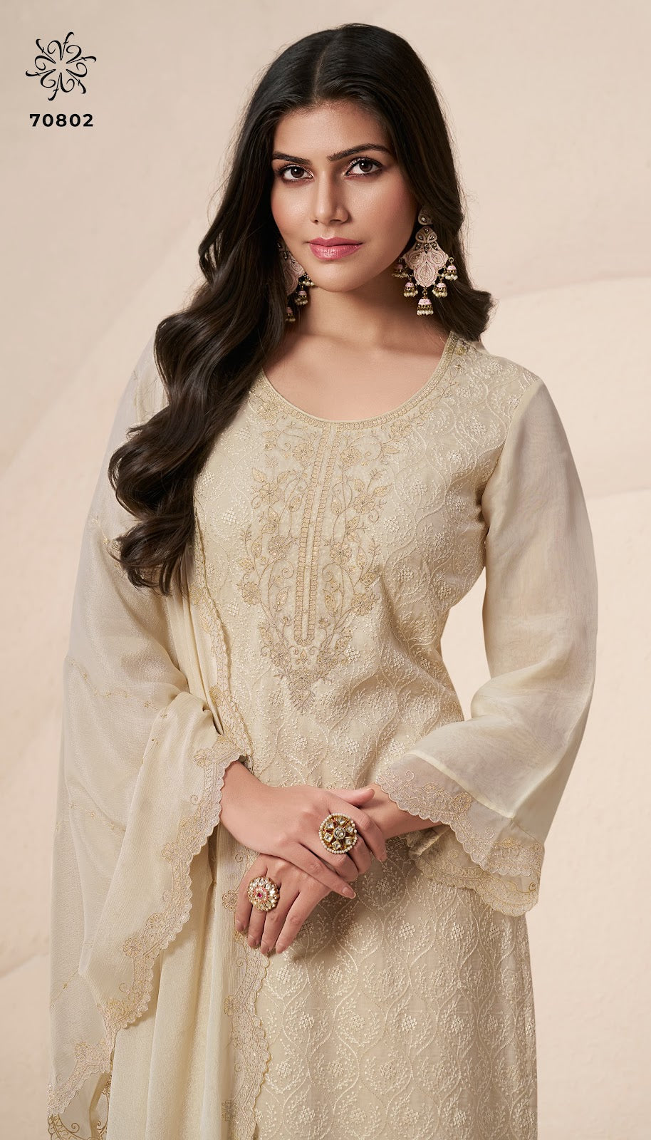 Saroj 2 Kuleesh Vinay Fashion Llp Organza Pant Style Suits Wholesaler Ahmedabad