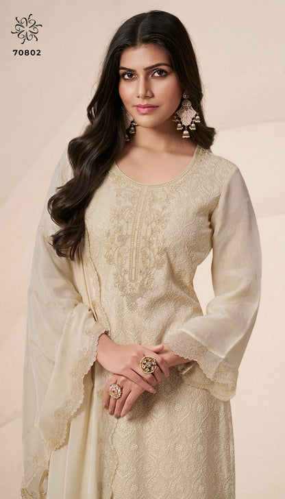 Saroj 2 Kuleesh Vinay Fashion Llp Organza Pant Style Suits Wholesaler Ahmedabad