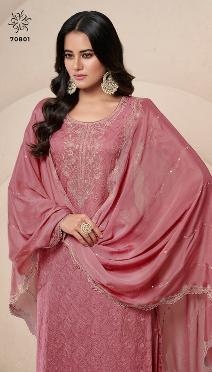 Saroj 2 Kuleesh Vinay Fashion Llp Organza Pant Style Suits Wholesaler Ahmedabad