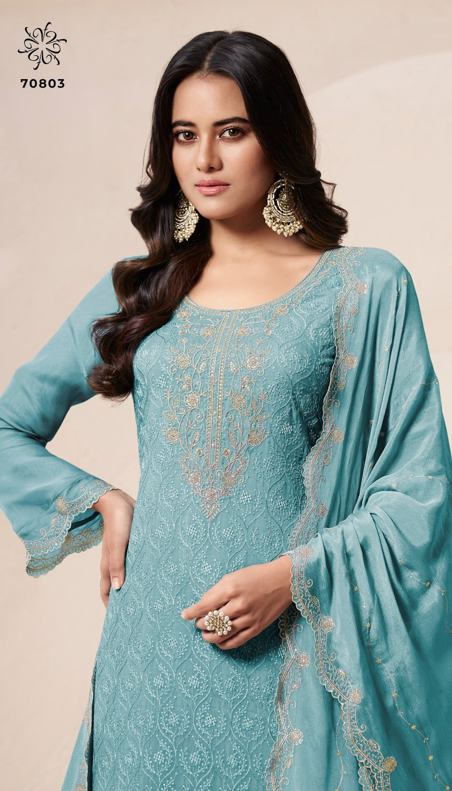 Saroj 2 Kuleesh Vinay Fashion Llp Organza Pant Style Suits Wholesaler Ahmedabad