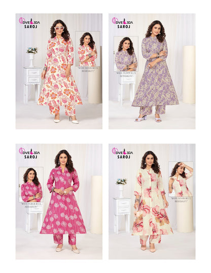 Saroj Dveeja Fashion Reyon Co Ord Set Manufacturer India