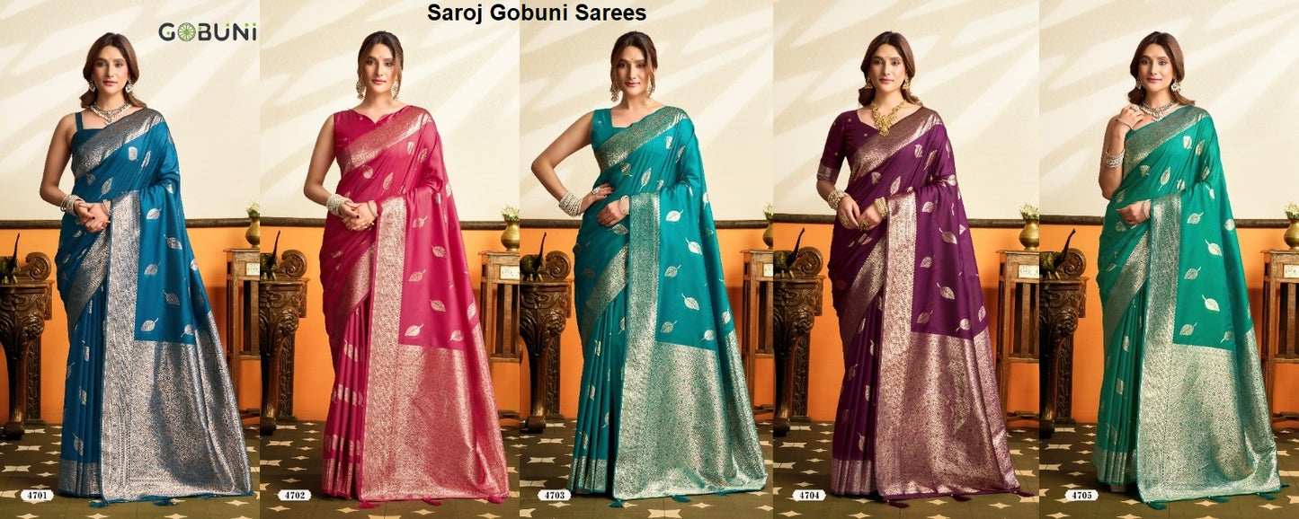 Saroj Gobuni Soft Silk Sarees Wholesale Price