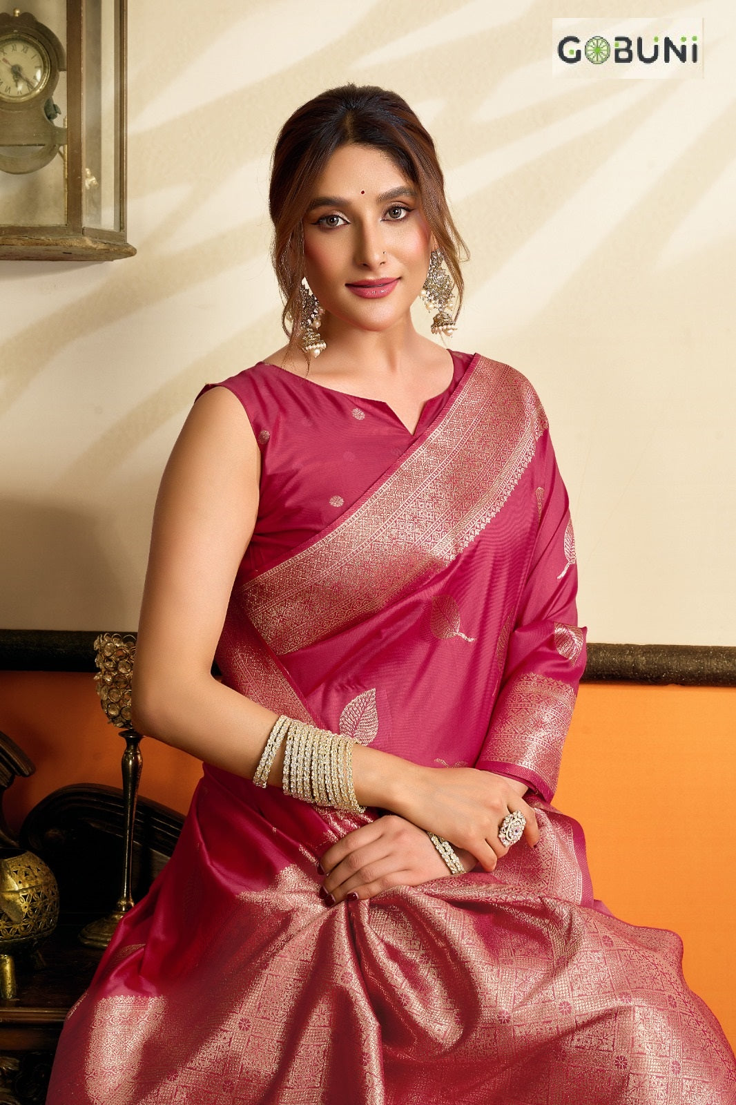 Saroj Gobuni Soft Silk Sarees Wholesale Price