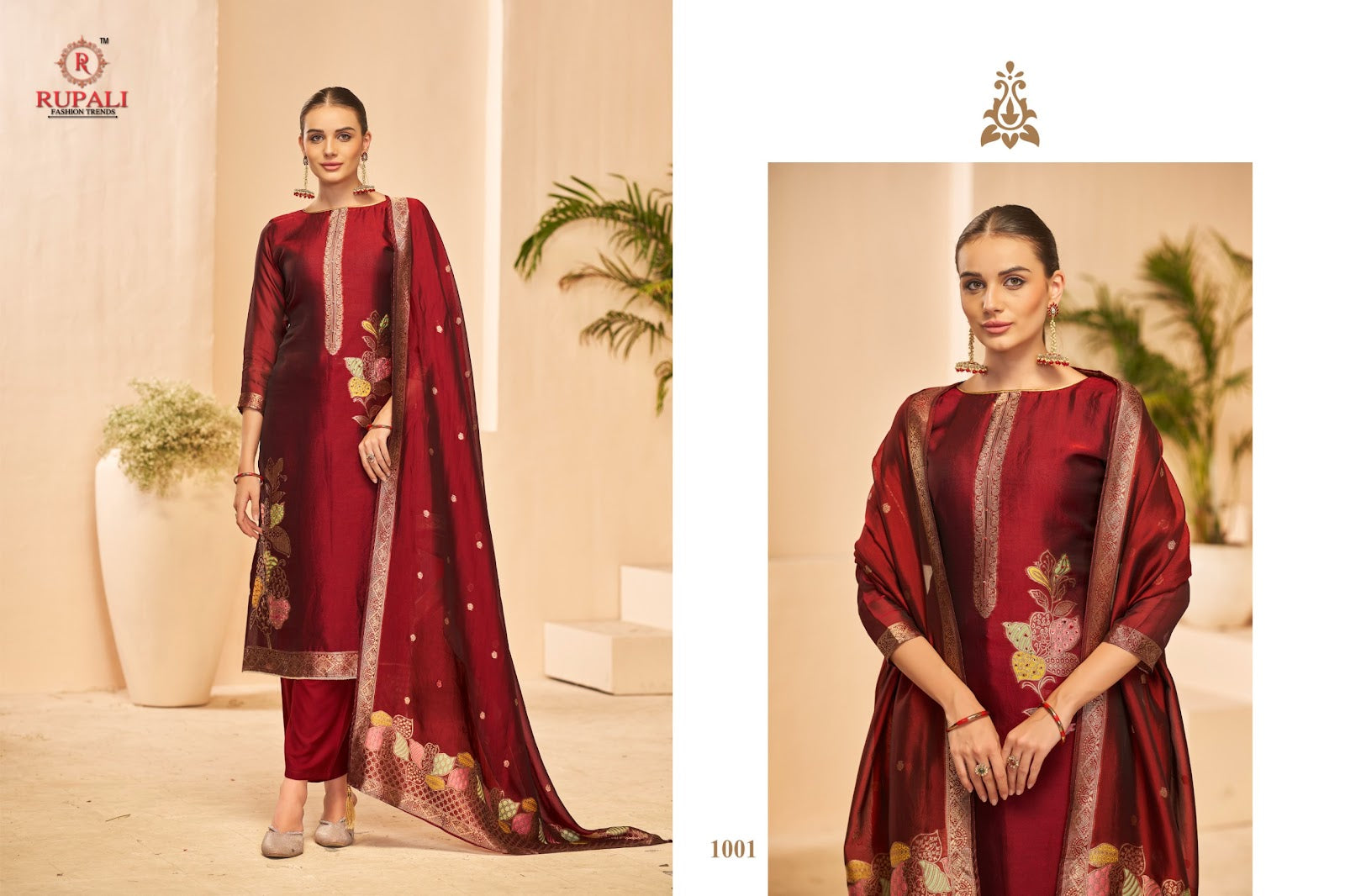 Saroj Rupali Premium Viscose Pant Style Suits Wholesaler Ahmedabad