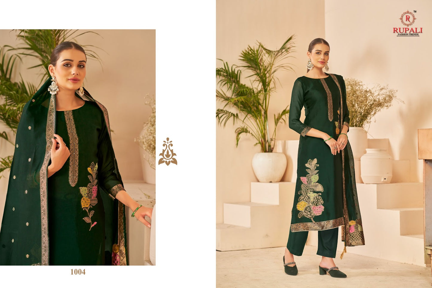 Saroj Rupali Premium Viscose Pant Style Suits Wholesaler Ahmedabad
