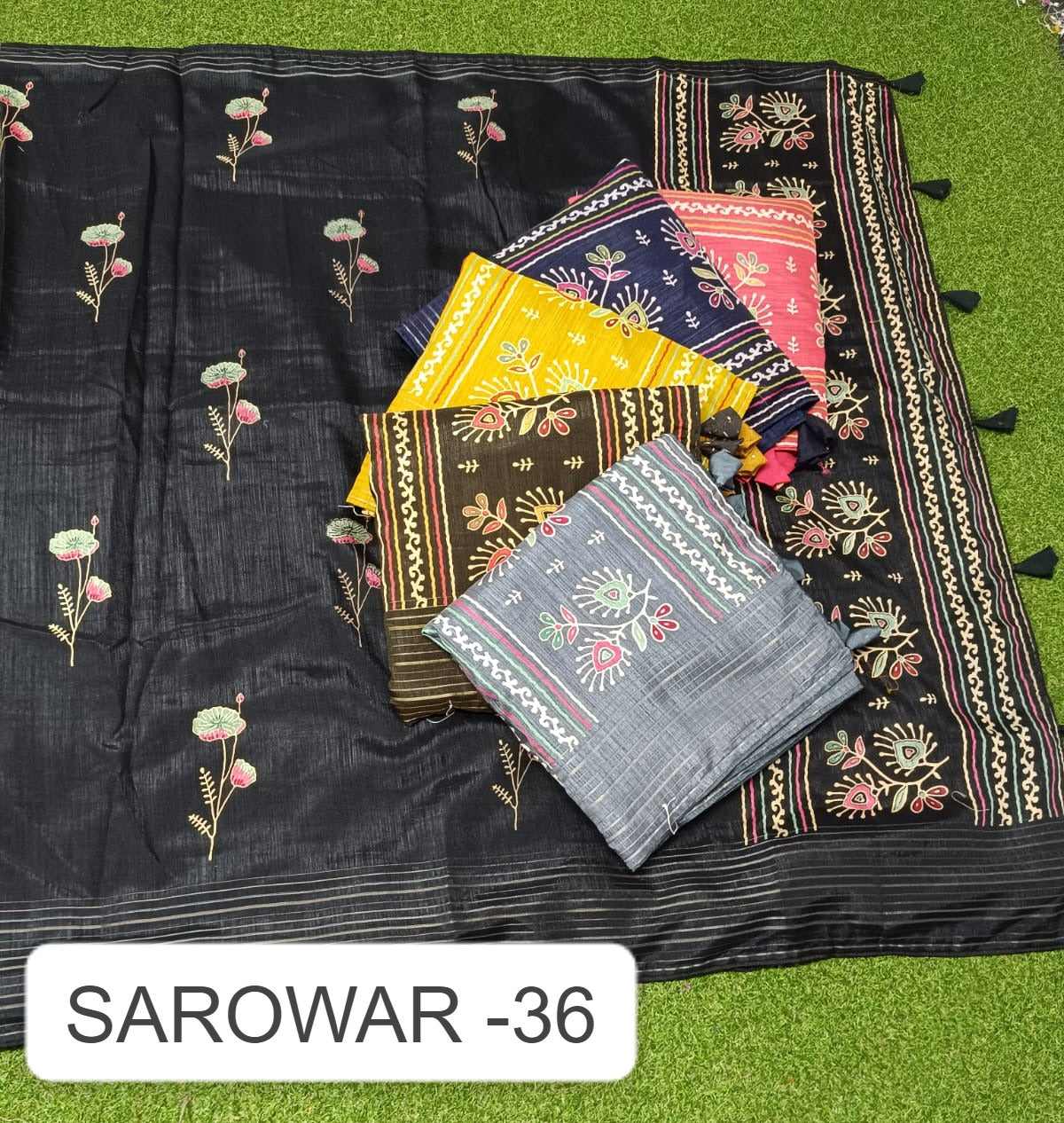 Sarovar 36 Kalpveli Dola Silk Sarees Manufacturer Gujarat