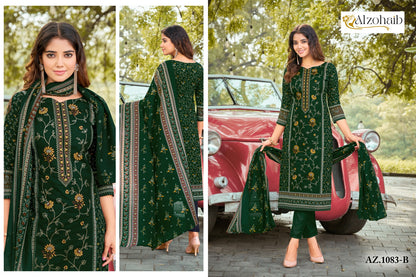 Sarra Vol 1-1080B-1083B Al Zohaib Pure Cotton Pakistani Salwar Suits Wholesaler Gujarat