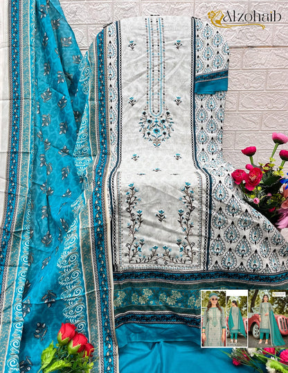 Sarra Vol 1-1080B-1083B Al Zohaib Pure Cotton Pakistani Salwar Suits Wholesaler Gujarat