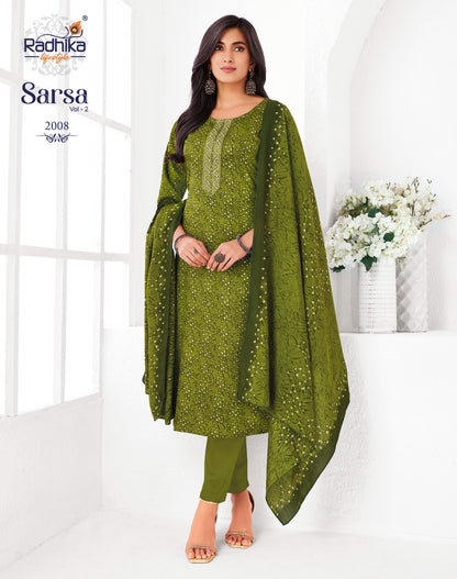 Sarsa Vol 2 Radhika Lifestyle Readymade Pant Style Suits Supplier India