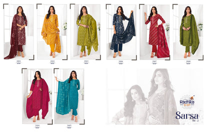 Sarsa Vol 2 Radhika Lifestyle Readymade Pant Style Suits Supplier India