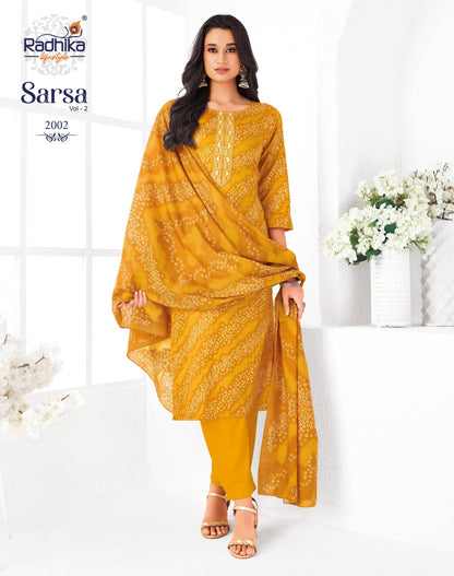 Sarsa Vol 2 Radhika Lifestyle Readymade Pant Style Suits Supplier India