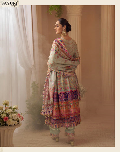 Sarthi Sayuri Crape Silk Readymade Plazzo Style Suits Manufacturer Gujarat