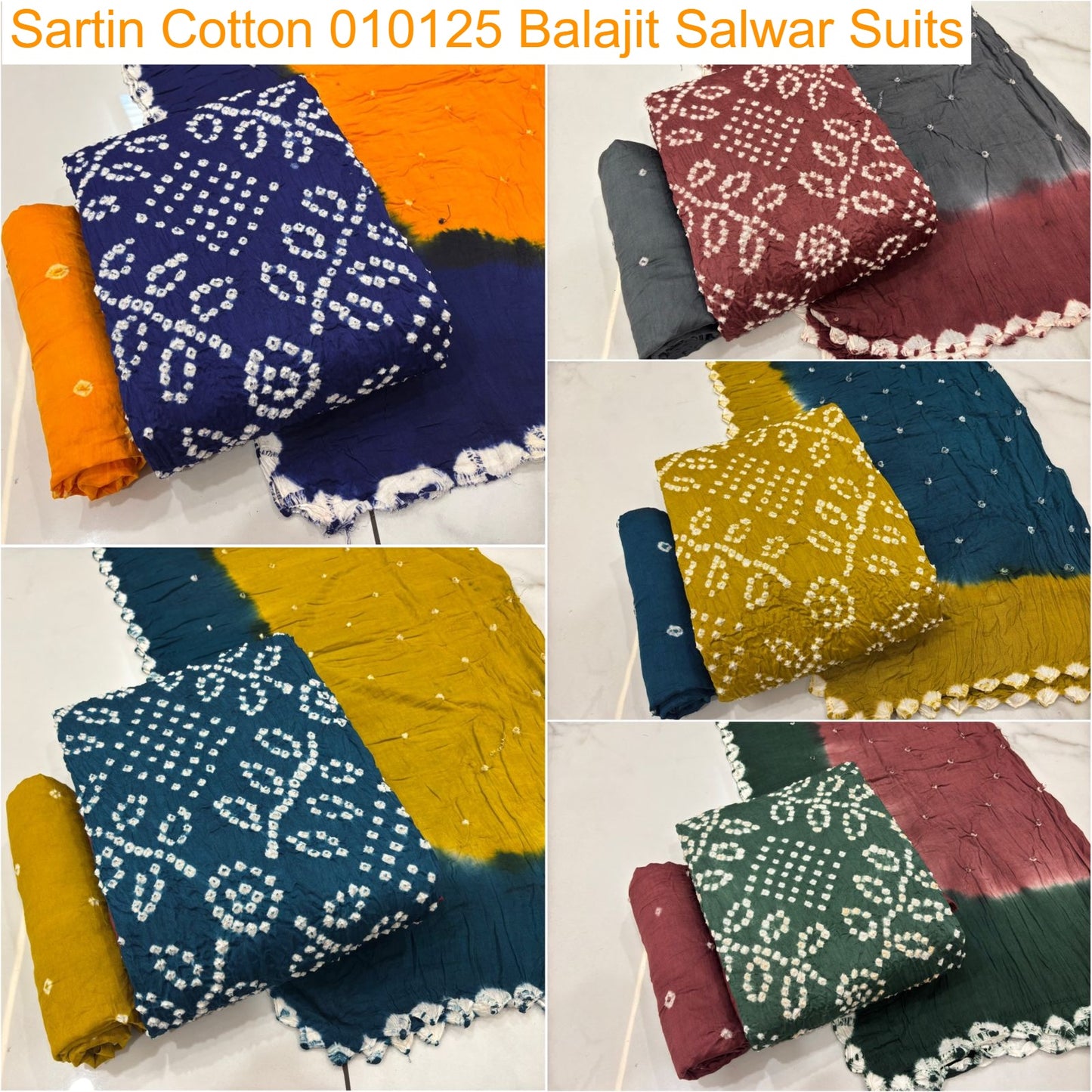 Sartin Cotton 010125 Balajit Salwar Suits Supplier