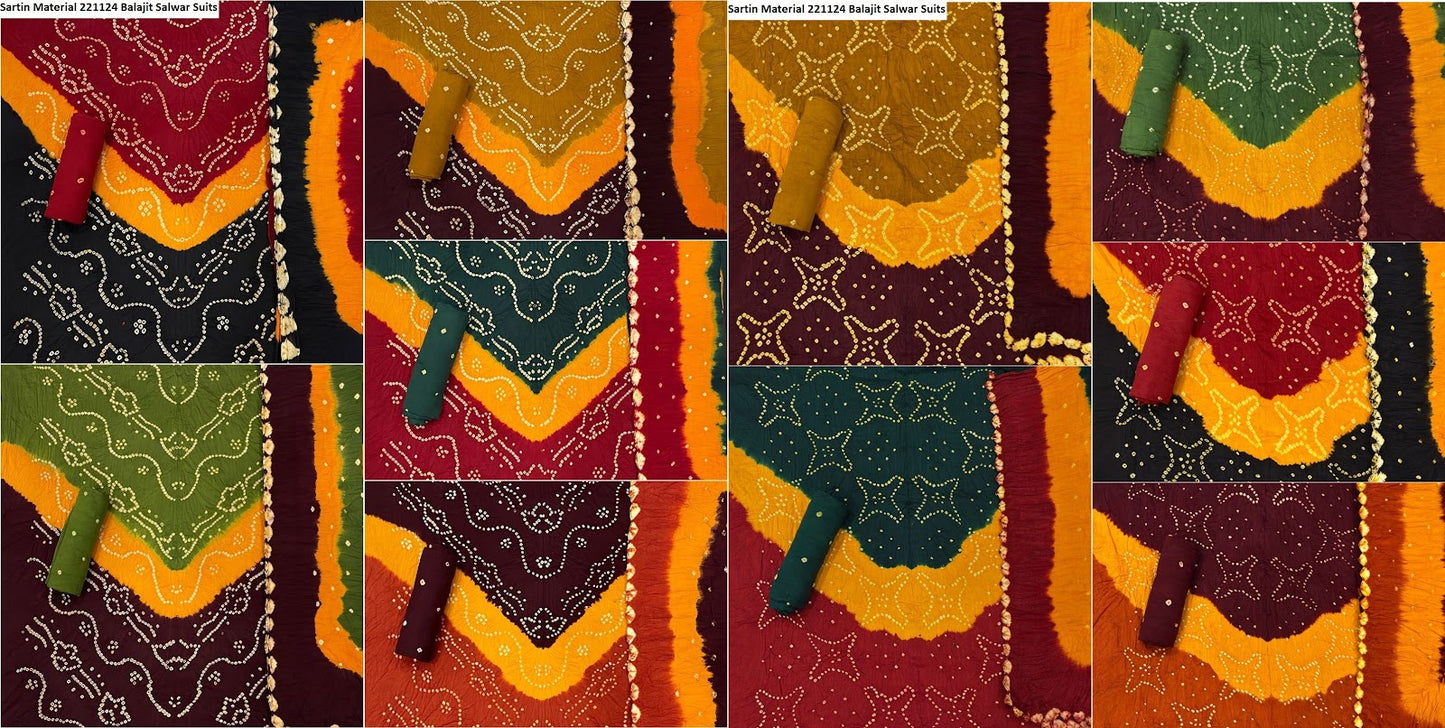 Sartin Material 221124 Balajit Salwar Suits Exporter Ahmedabad