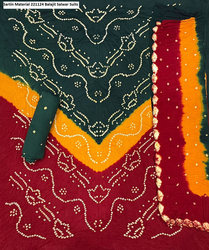 Sartin Material 221124 Balajit Salwar Suits Exporter Ahmedabad