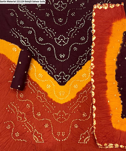 Sartin Material 221124 Balajit Salwar Suits Exporter Ahmedabad