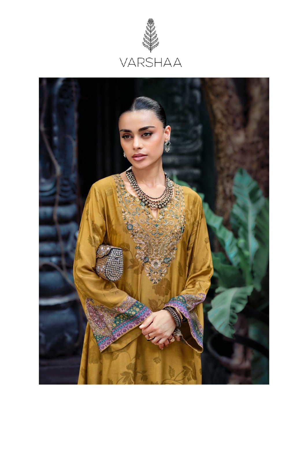 Sarv Varshaa Woven Silk Pant Style Suits Manufacturer