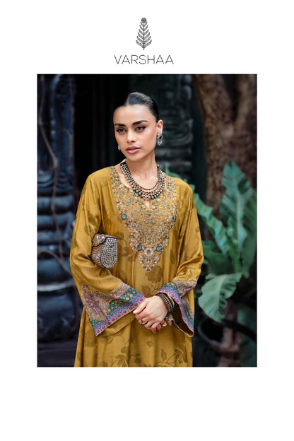 Sarv Varshaa Woven Silk Pant Style Suits Manufacturer