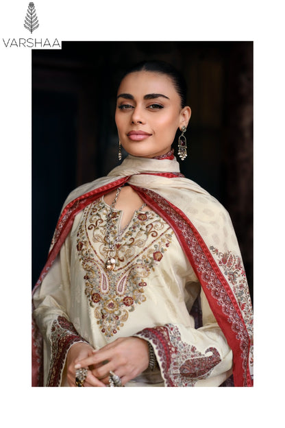 Sarv Varshaa Woven Silk Pant Style Suits Manufacturer