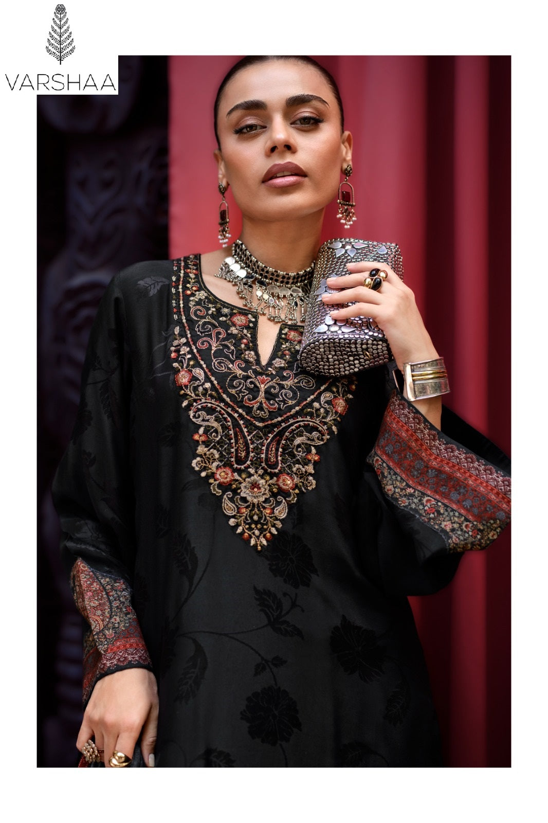 Sarv Varshaa Woven Silk Pant Style Suits Manufacturer