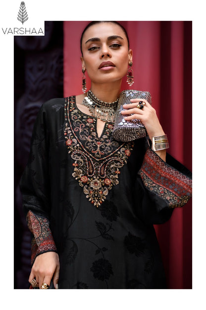Sarv Varshaa Woven Silk Pant Style Suits Manufacturer