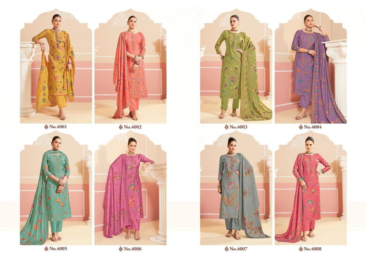 Sarvam Silk Vol 4 Sunrise Modal Silk Pant Style Suits Supplier Gujarat