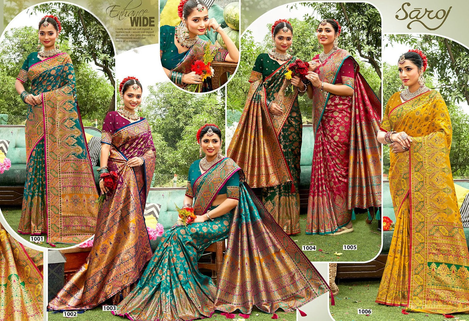 Sarvmangla Silk Saroski Vol 1 Saroj Satin Sarees Exporter India