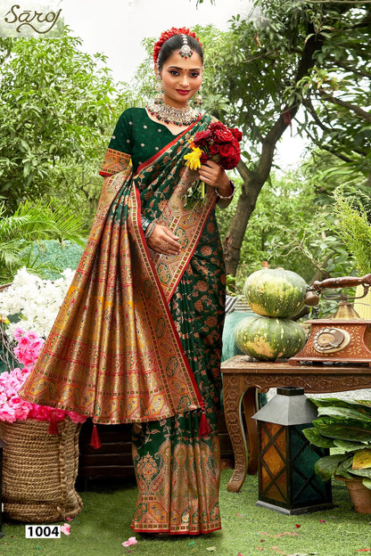 Sarvmangla Silk Saroski Vol 1 Saroj Satin Sarees Exporter India