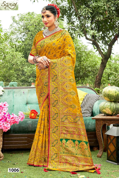 Sarvmangla Silk Saroski Vol 1 Saroj Satin Sarees Exporter India
