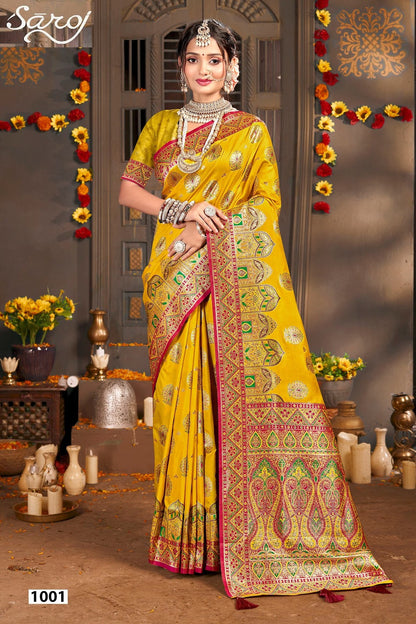 Sarvmangla Silk Saroski Vol 2 Saroj Satin Sarees Manufacturer India