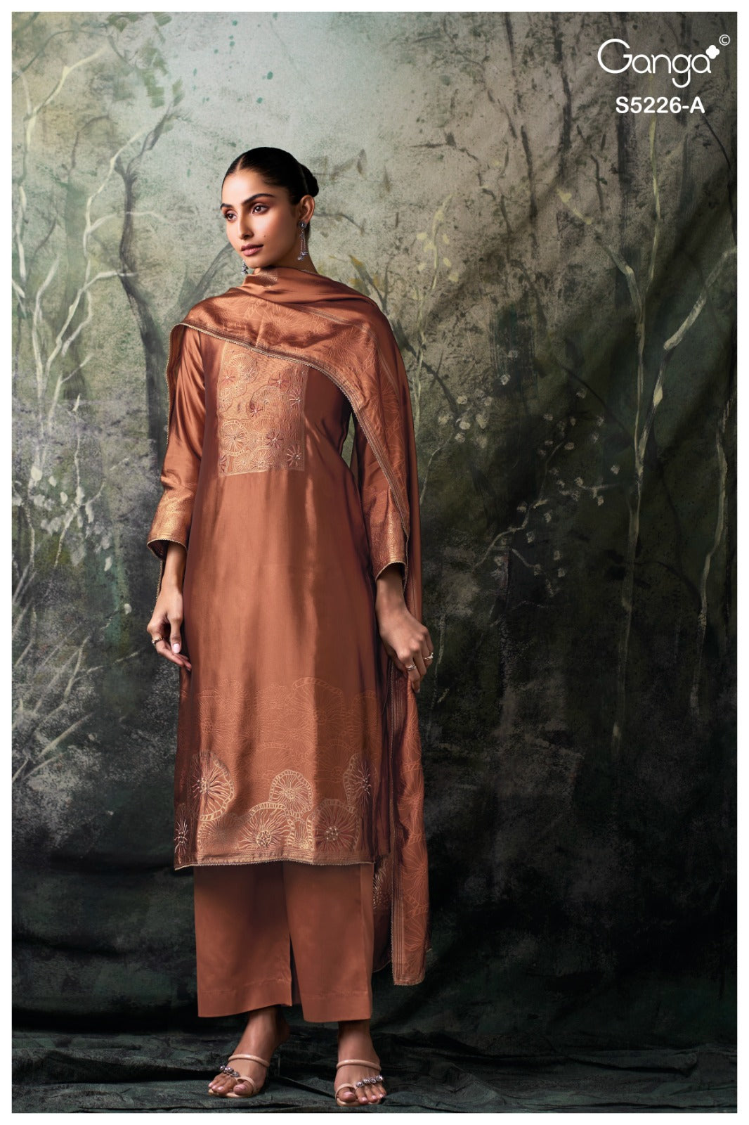 Sashka S5226 Ganga Woven Silk Pant Style Suits Manufacturer Ahmedabad