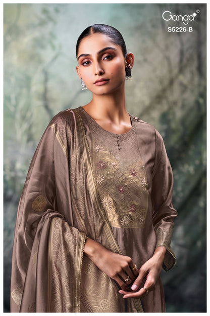Sashka S5226 Ganga Woven Silk Pant Style Suits Manufacturer Ahmedabad