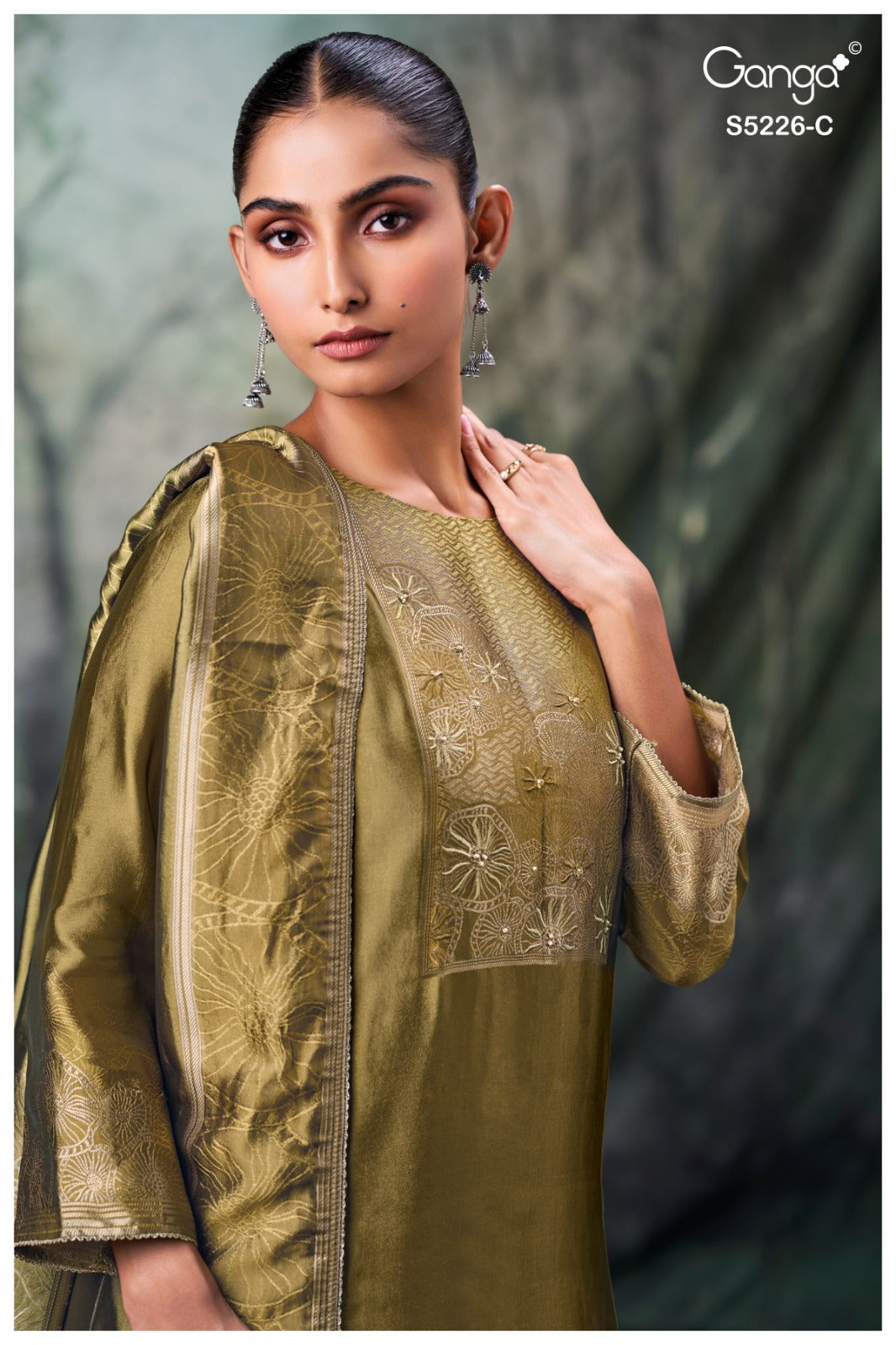 Sashka S5226 Ganga Woven Silk Pant Style Suits Manufacturer Ahmedabad