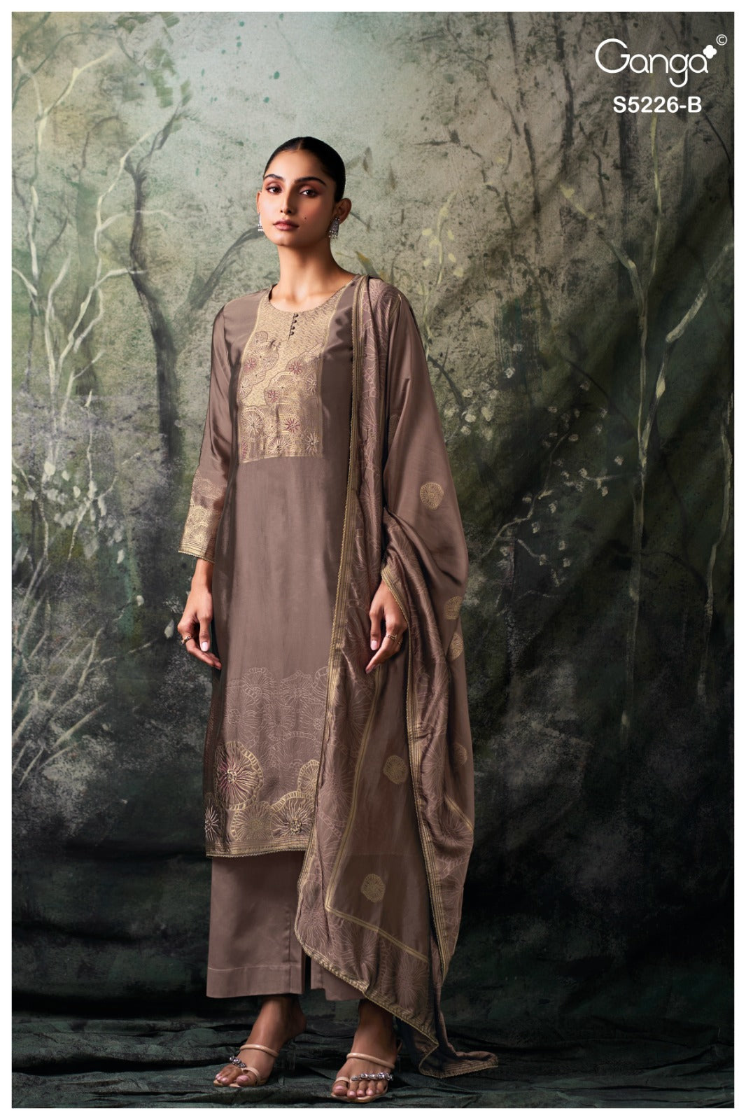 Sashka S5226 Ganga Woven Silk Pant Style Suits Manufacturer Ahmedabad
